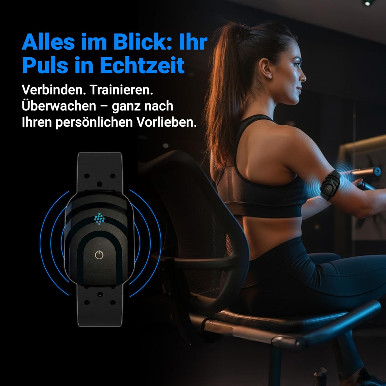 AsVIVA Recumbent Bike, Bluetooth (App-gesteuert), Handpulssensoren, integrierter Herzfrequenzmesser (inkl. Brustgurt), 16 computergesteuerte Stufen, ergonomischer Sitz (Rückenlehne). – Bild 15