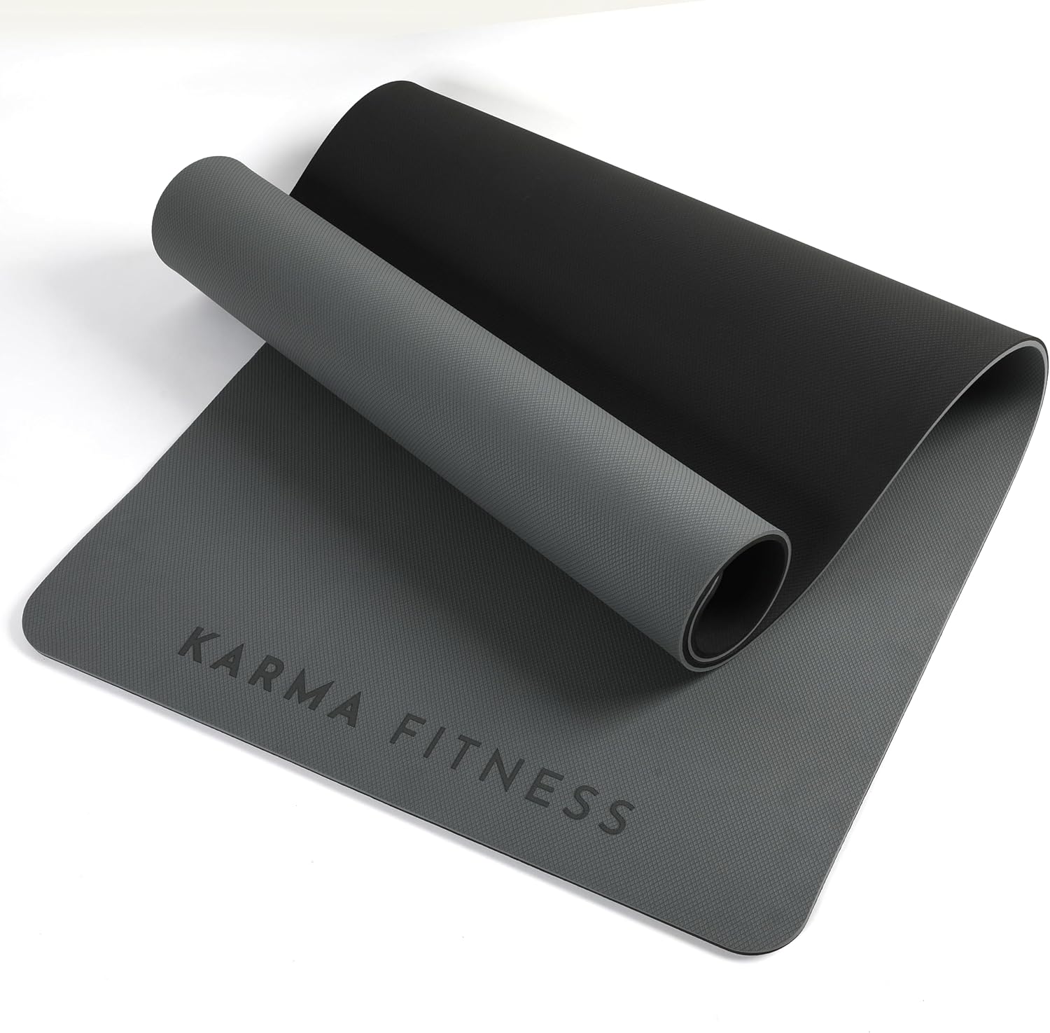 Große Trainingsmatte – extra breite und extra dicke Yogamatte für Männer und Frauen (183 cm x 80 cm x 10 mm) – rutschfeste TPE-Fitness-Gymnastikmatte für Heim-HIIT-Workouts, Pilates, Gymnastik – Bild 6