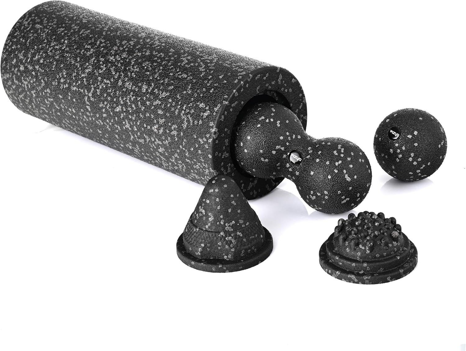 FIZYO Faszienrollen-Set 5-in-1 – Faszienrolle Schaumstoffrolle + Massageball, Duoball, Triggertool & Massagepad – Faszienset für Rücken, Beine & Triggerpunkte – Faszienmassage & Regeneration – Bild 8