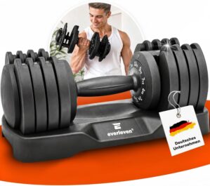 Verstellbares Hantelset, 12 kg, 18 ...