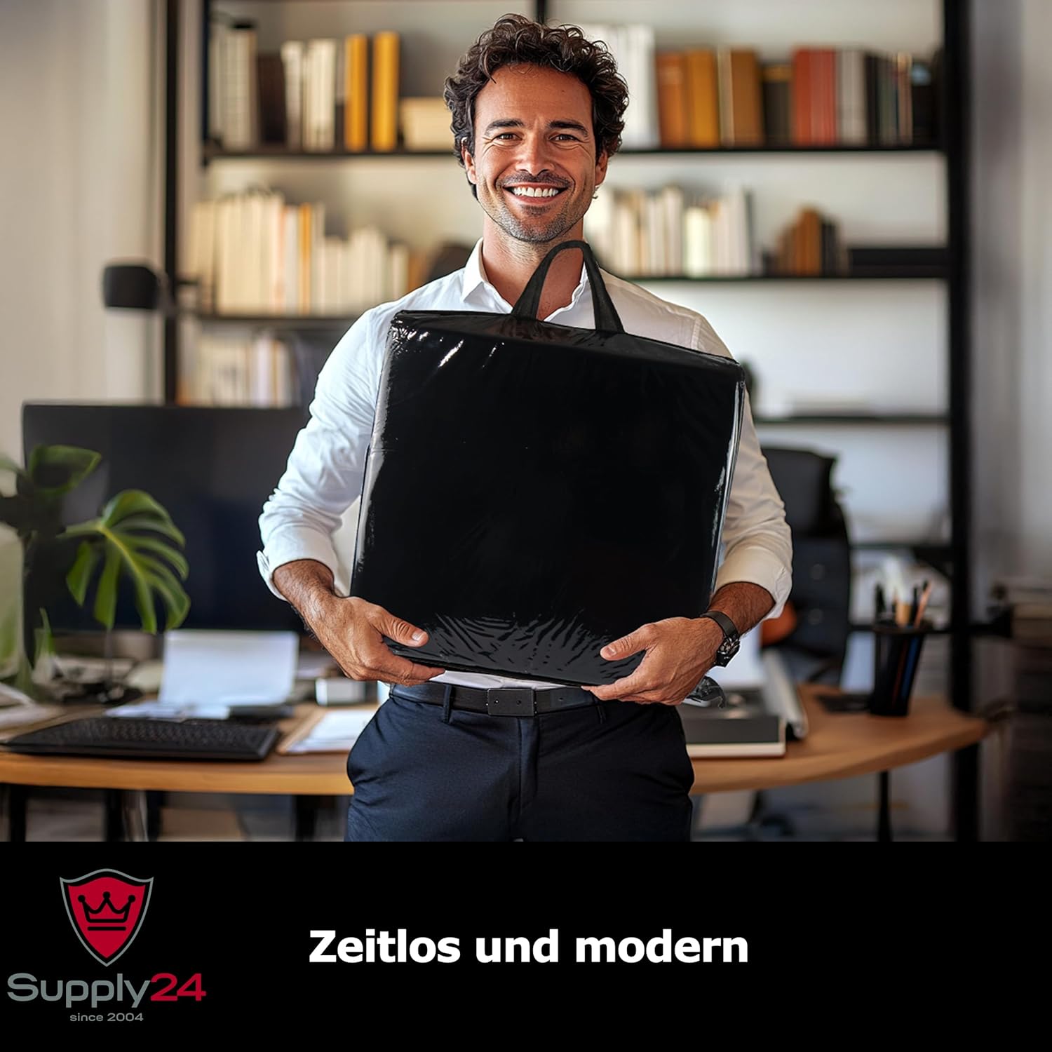 Orthopädisches Gelschaum-Sitzkissen gegen Dekubitus, 45 x 43 x 7 cm – hergestellt in Europa | Ergonomisch und druckentlastend | Hochwertiger RG60 Gelschaum | – Bild 8