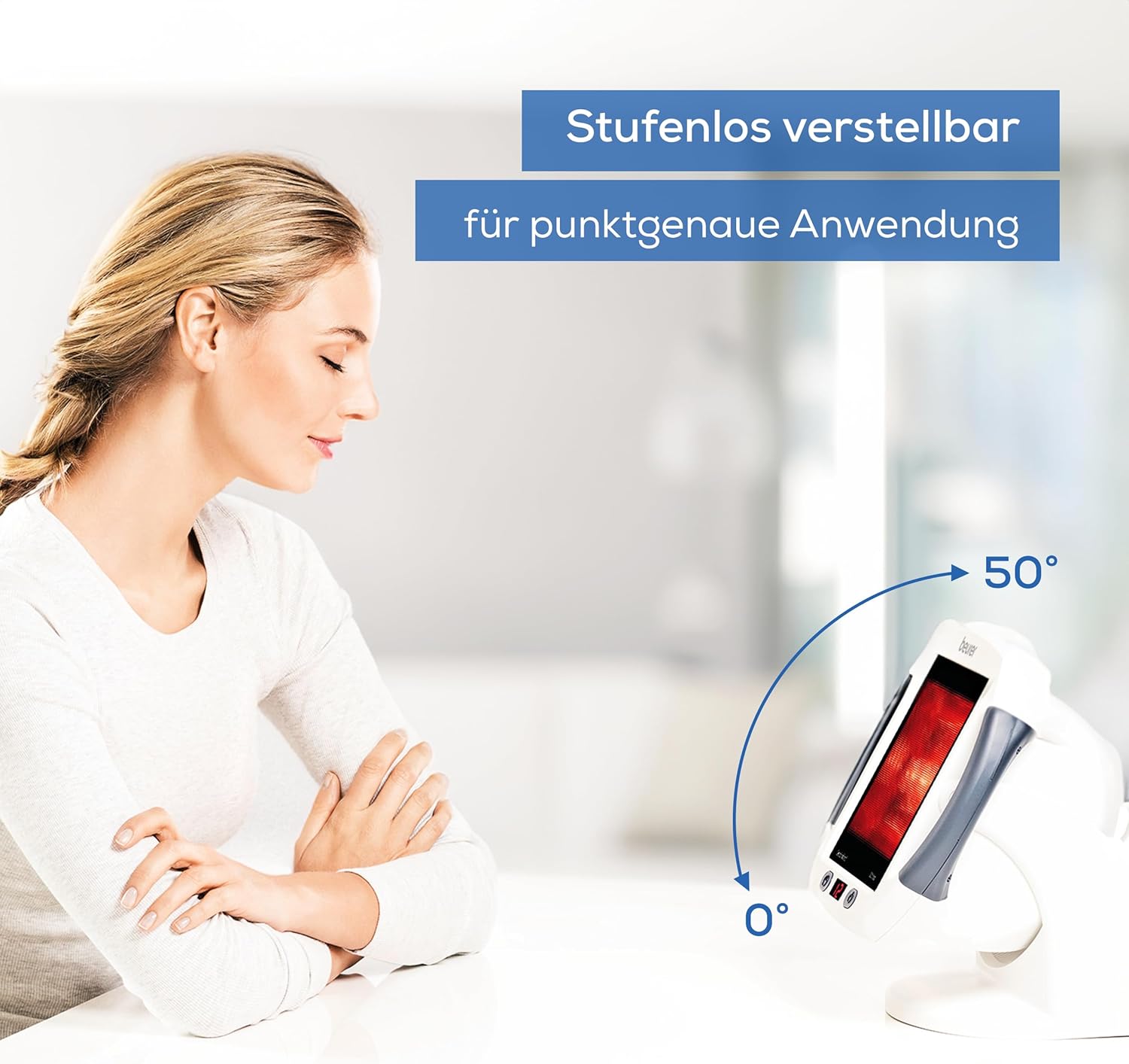 Beurer IL 50 Infrarotheizung zur Behandlung von Erkältungen und Muskelverspannungen – Bild 5