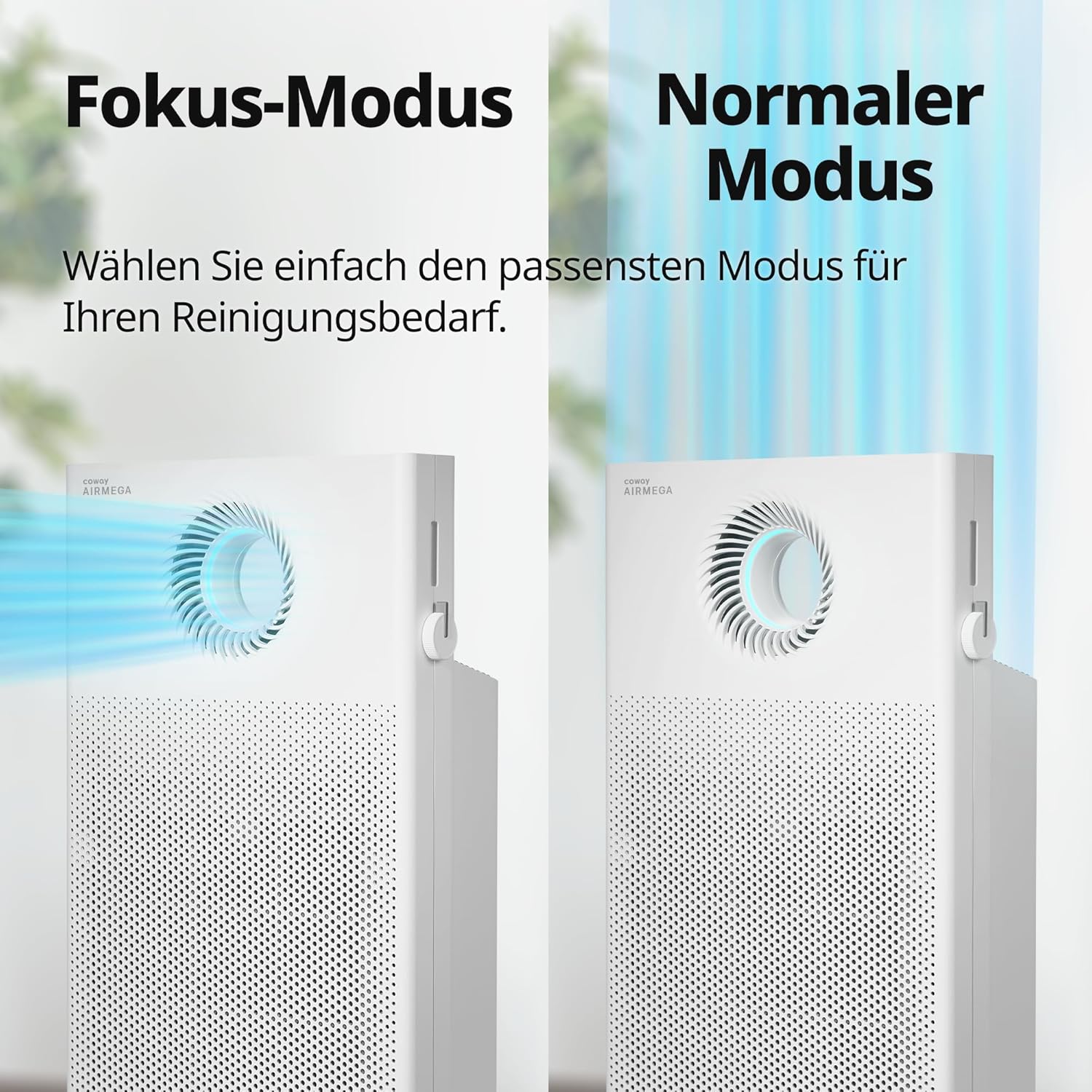 COWAY Luftreiniger für Allergiker – MegaJet-Luftstrom vorne/oben entfernt 99,999 % der Partikel bis zu 0,01 µm, ECARF-zugelassen, für Pollen, Staub und Tierhaare, CADR 402 m³/h – AIRMEGA JET – Bild 7