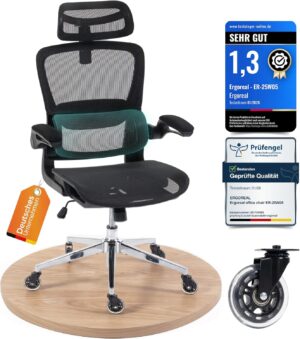 Ergonomischer Bürostuhl mit 150 kg...