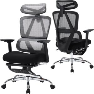 Ergonomischer Bürostuhl, Netz-Schr...