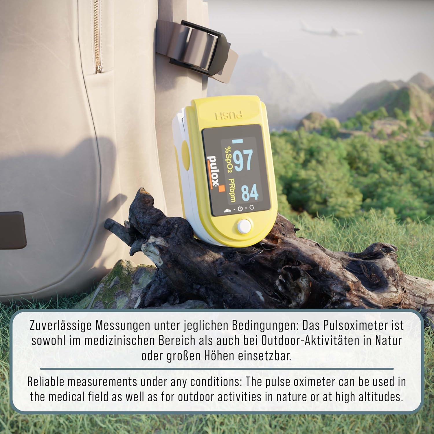 Pulsoximeter PULOX PO-200 Solo Fingerpulsoximeter zur Messung von Puls und Sauerstoffsättigung am Finger – Bild 6