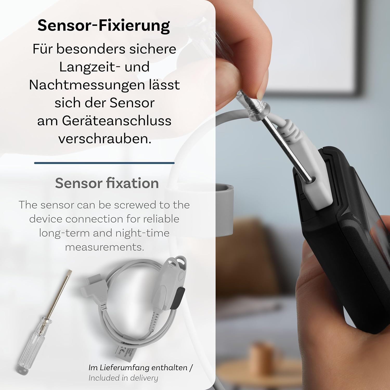 Pulox Pulsoximeter PO-650A Handpuls- und SpO2-Messgerät mit externem Sensor zur Langzeitmessung mit Datenspeicher und akustischem Warnsignal – Bild 4