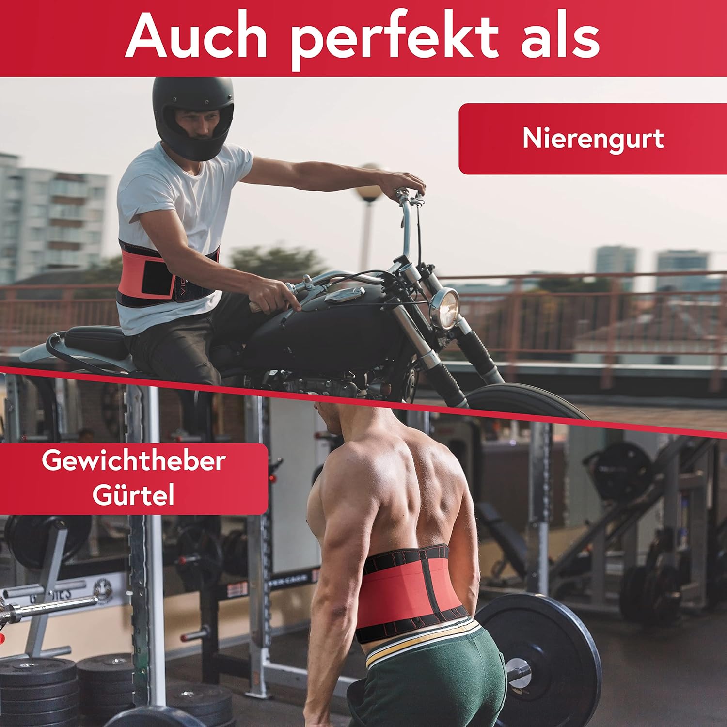 Vigo Sports Rückenbandage, maschinenwaschbar – Anti-Schweiß-Nierengürtel zur effektiven Rückenstabilisierung, Rückenstützgürtel für Damen und Herren, wärmender Lendenwirbelstützgürtel – Bild 3