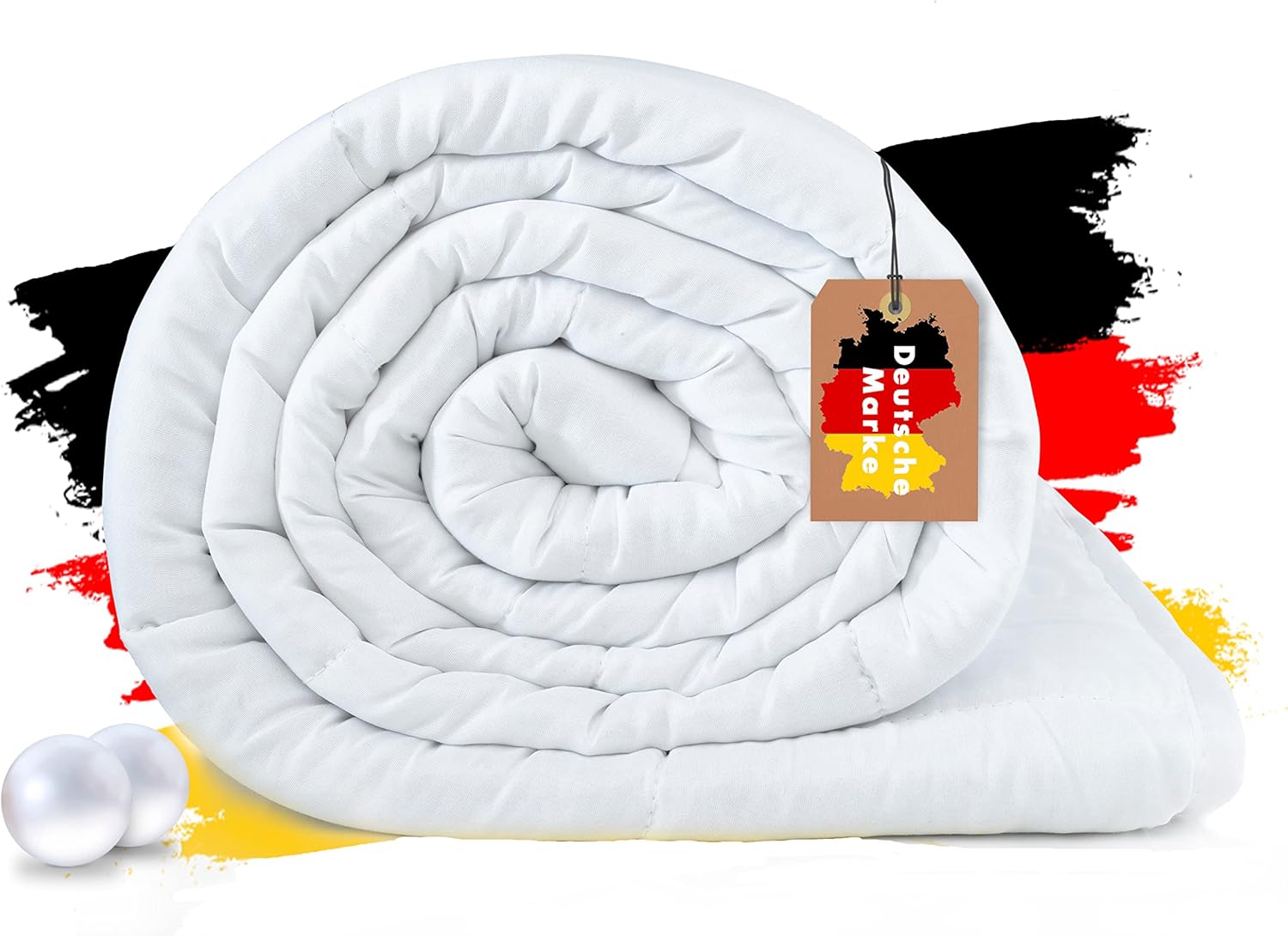 STERNKIND Gewichtsdecke 135 x 200 cm Therapiedecke – ca. 4 kg Gewichtsdecke, Gewichtsbettdecke, Entspannungsdecke, Gewichtsdecke für Erwachsene, mit Glasperlen, schwere Decke