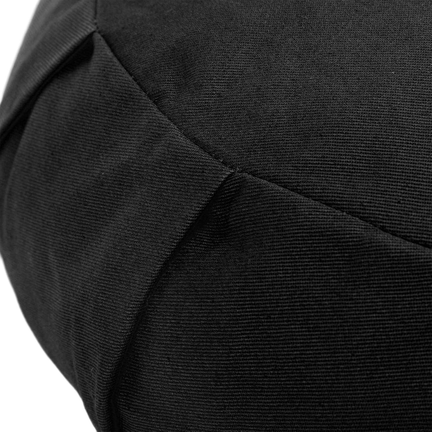 Buchweizenschalen-Meditationskissen, Yoga-Bolster, Kniekissen mit Baumwollbezug und Tragegriff für Yoga-Übungen, Meditation, Sofa, Erkerfenster – Bild 2