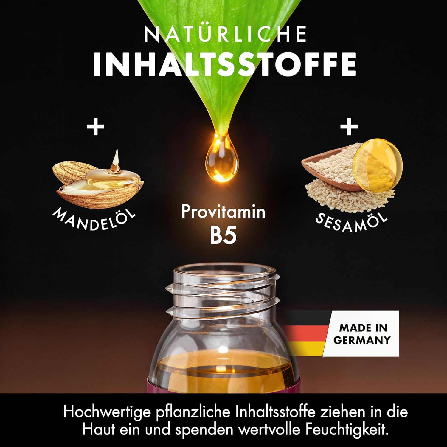 Liebesfreunde Massageöl Geschenkset – 3 x 50 ml Wellnessöl zur Entspannung, erotisches Massage Geschenkset für Damen & Herren – Bild 4