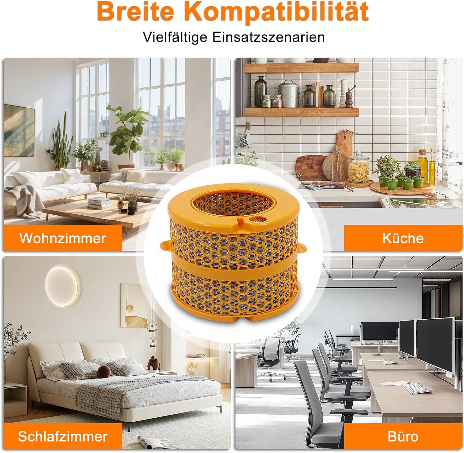 Luftreiniger-Filter, Kohlefilter, kompatibel mit Dyson Luftreiniger Pure Humidify Cool PH01 PH02 PH03 PH04 PH3A Ersatzfilter Verdampfer 970718-01 Luftreiniger Ersatzteile Zubehör – Bild 7