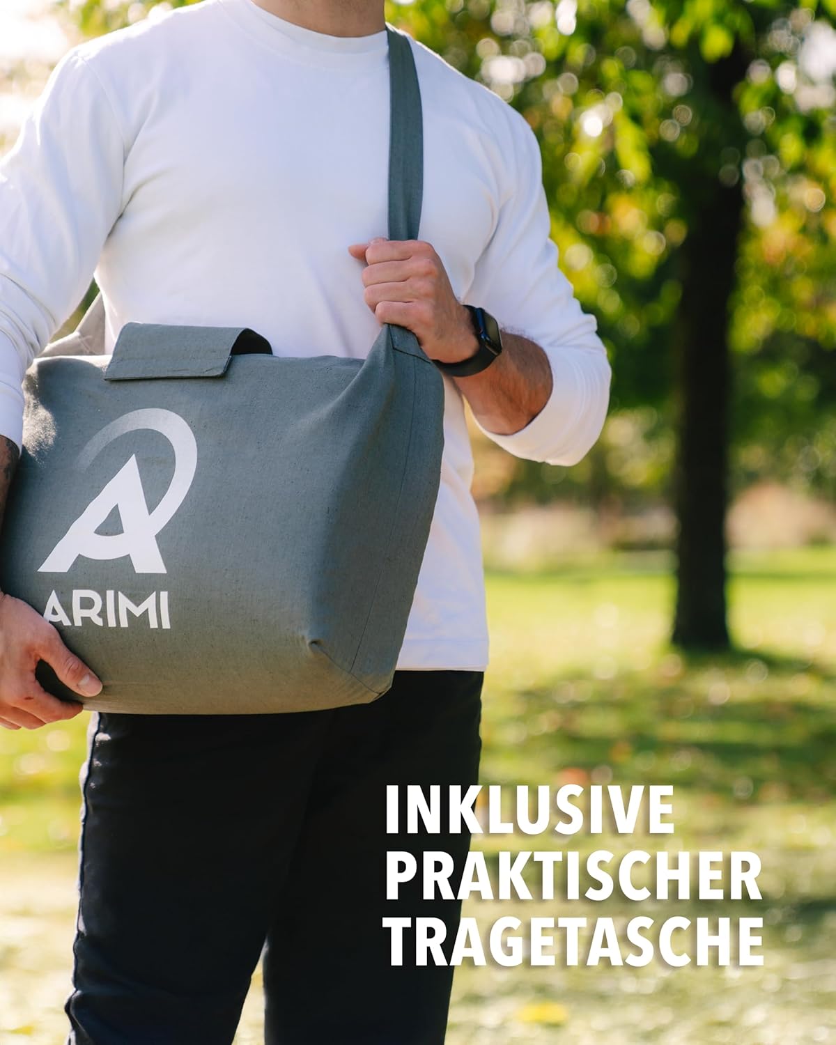 ARIMI Akupressurmatte mit Kissen und Tasche, nachhaltig, ergonomisch – zur Schmerzlinderung, Entspannung und Erholung, ideal für Rücken und Nacken, Massagematte mit Akupressurkissen – Bild 6