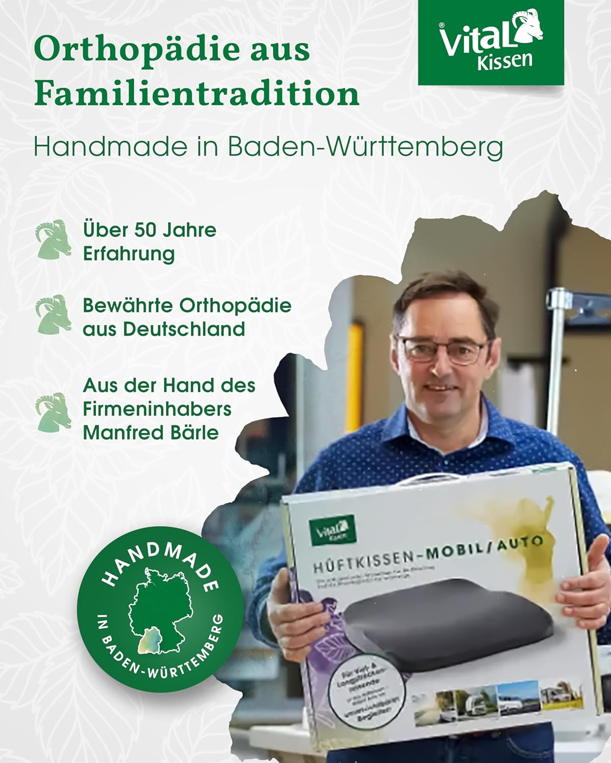 Orthopädisches Keilkissen Auto Anthrazit – Ergonomisches Sitzkissen für Fahrersitz & Beifahrersitz – Entlastet Rücken, Hüfte & Knie – Für aufrechtes, schmerzfreies Sitzen im Fahrzeug – Bild 6