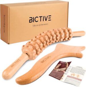 Holz-Faszienrolle und Lymphdrainage...