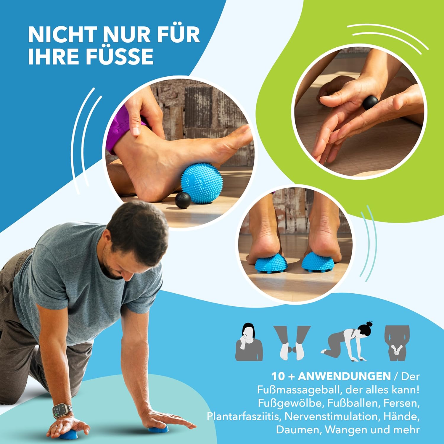 Rad Faszienball Neuroball – Bild 3