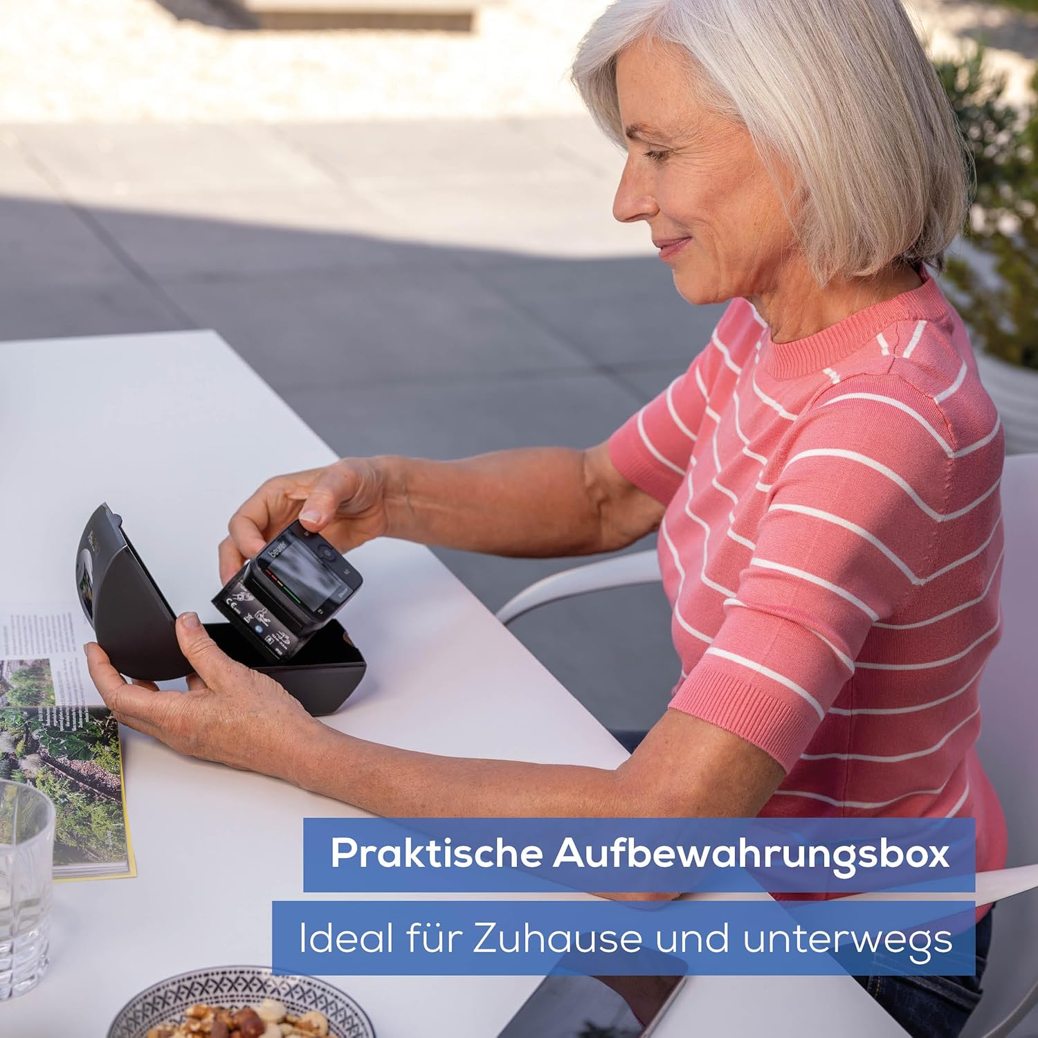 Beurer BC 54 Handgelenk-Blutdruckmessgerät mit Inflationstechnologie, farbiger Risikoanzeige, Arrhythmieerkennung, Handgelenkumfang 13,5-21,5 cm, mit App, Datenübertragung an Apple Health etc. – Bild 5