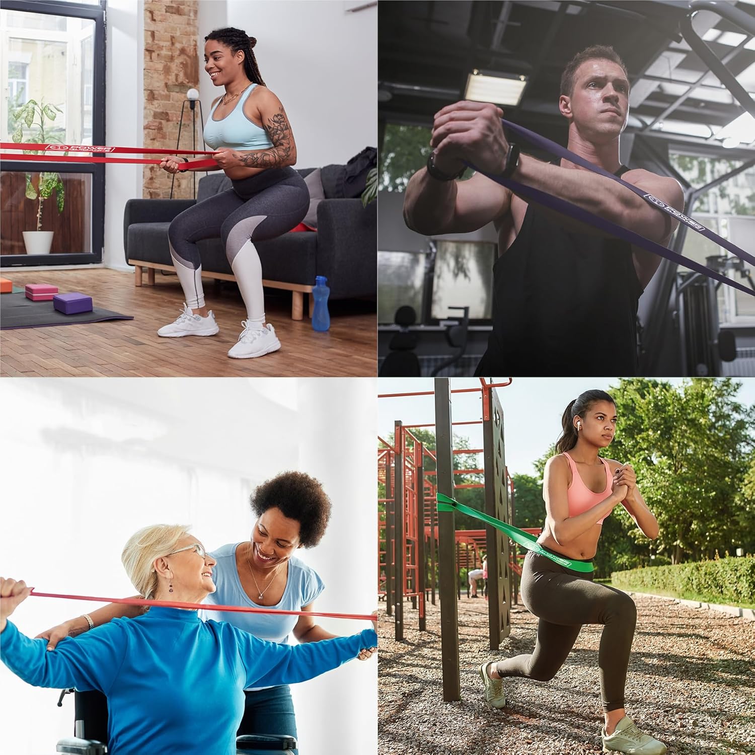 POWER GUIDANCE Widerstandsbänder, Widerstandsbänder für Krafttraining, inklusive Tragetasche, Pull-Up-Fitnessbänder, Krafttraining für Fitness – Bild 5