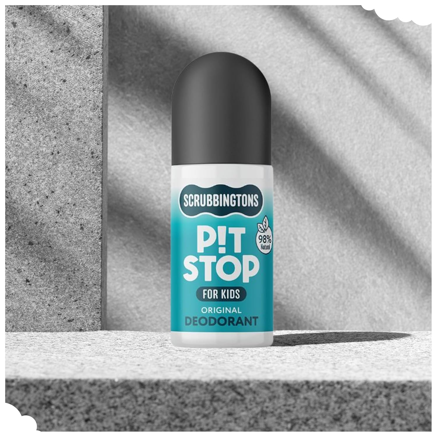 Scrubbingtons Pit Stop Kids Deodorant – natürlicher Roll-on für Kinder und Jugendliche, 98 % natürliche Inhaltsstoffe für empfindliche Haut, ohne Aluminium und Alkohol, Original, 2 x 75 ml – Bild 6
