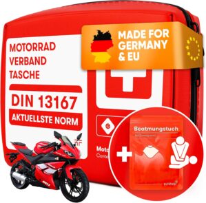 PURAHELP Motorrad-Erste-Hilfe-Set n...