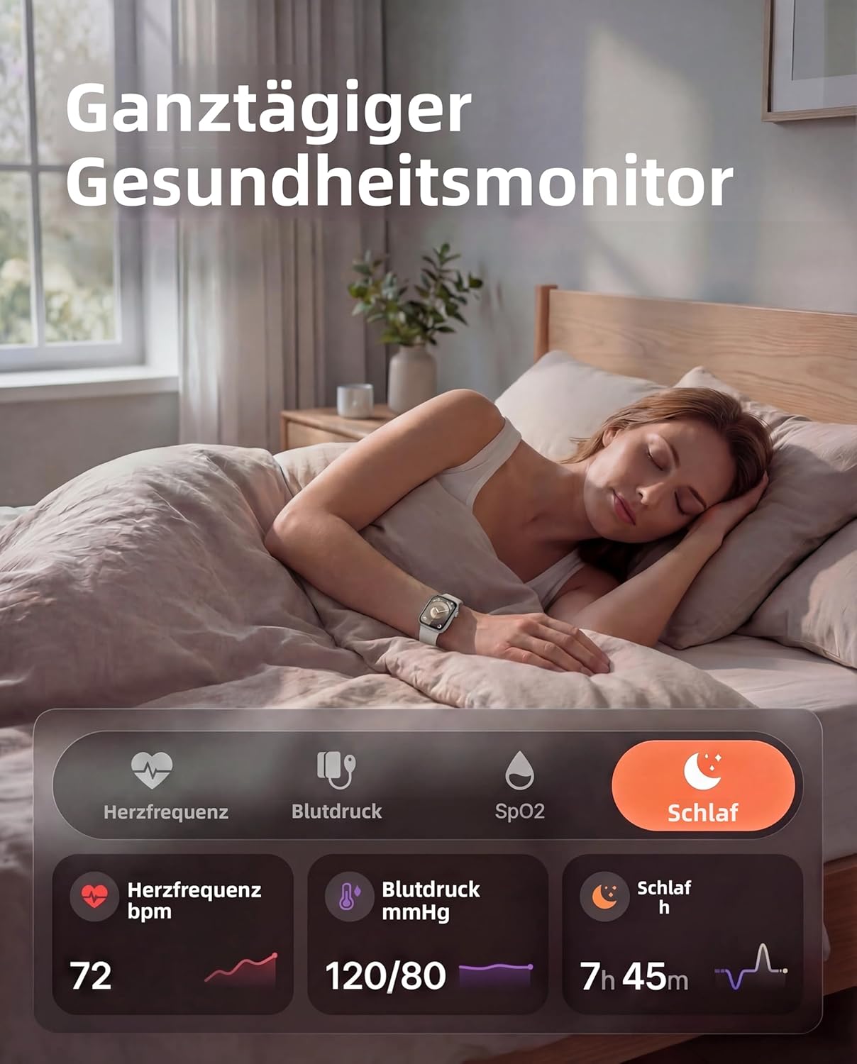 RLQA Smartwatch Damen Herren G104S Starlight – Bild 2