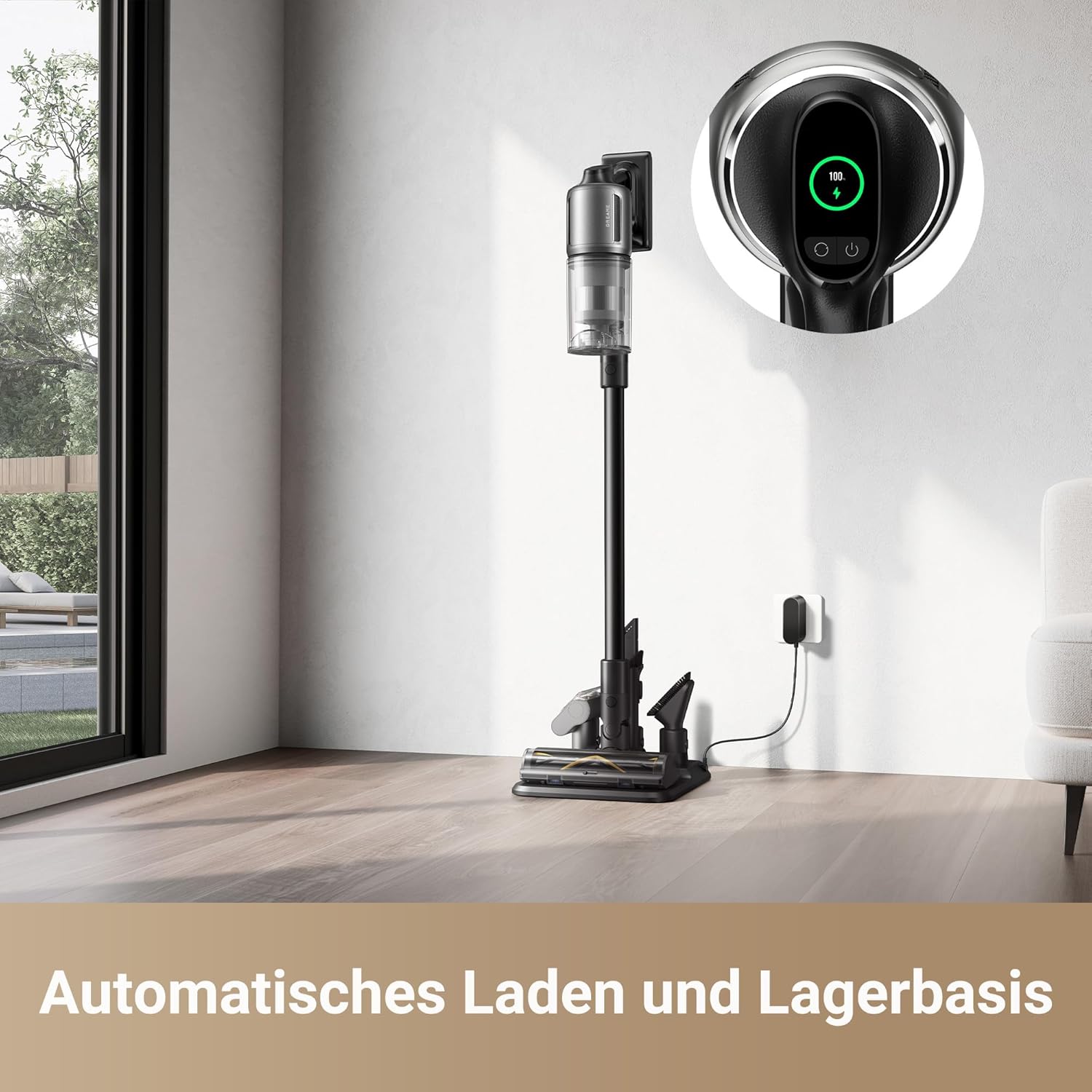 dreame Z30 Akku-Bodenstaubsauger, 28.000 PA/310 AW Saugleistung, 90 Min. maximale Reinigungszeit, Stauberkennungstechnologie, Tierhaarentfernungswerkzeug, Saugleistung für mehrere Oberflächen, Schmutzerkennung – Bild 8