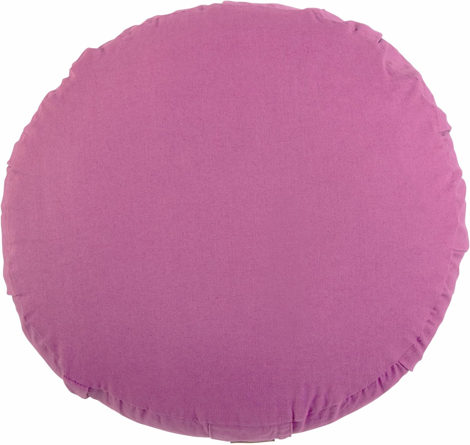 GORILLA SPORTS® Yogakissen – rund, waschbarer Bezug, 100 % Baumwolle, Dinkelspelzfüllung, Sitzhöhe 18 cm, Durchmesser 30 cm, mit Griff, Farbe wählbar – Meditationskissen, Sitzkissen, Yoga-Bolster
