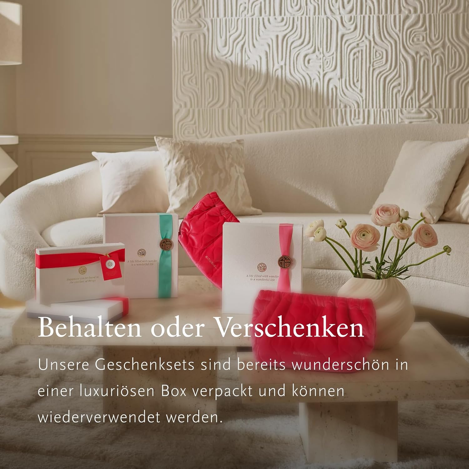 RITUALS The Ritual of Ayurveda Geschenkset, klein – Geschenkbox mit Körperpflegeprodukten mit indischer Rose und süßem Mandelöl – ausgleichender Duft – Bild 5