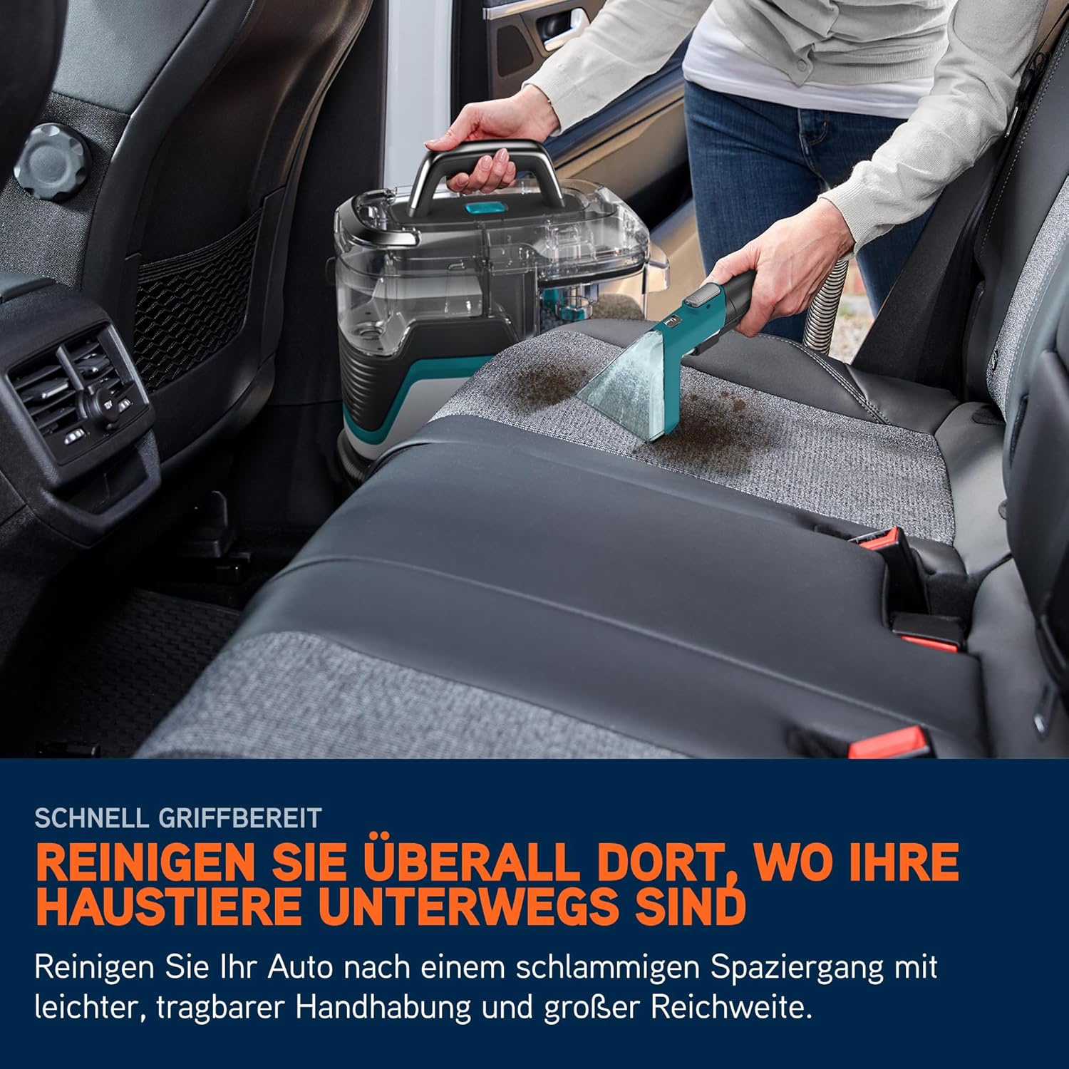 Vax SpotWash Home Pet Design Fleckenentferner für Teppiche und Polster mit SpinScrub-Technologie, leistungsstarke Haustierpflege, schnelles Trocknen und Tiefenwirksamkeit – Bild 10