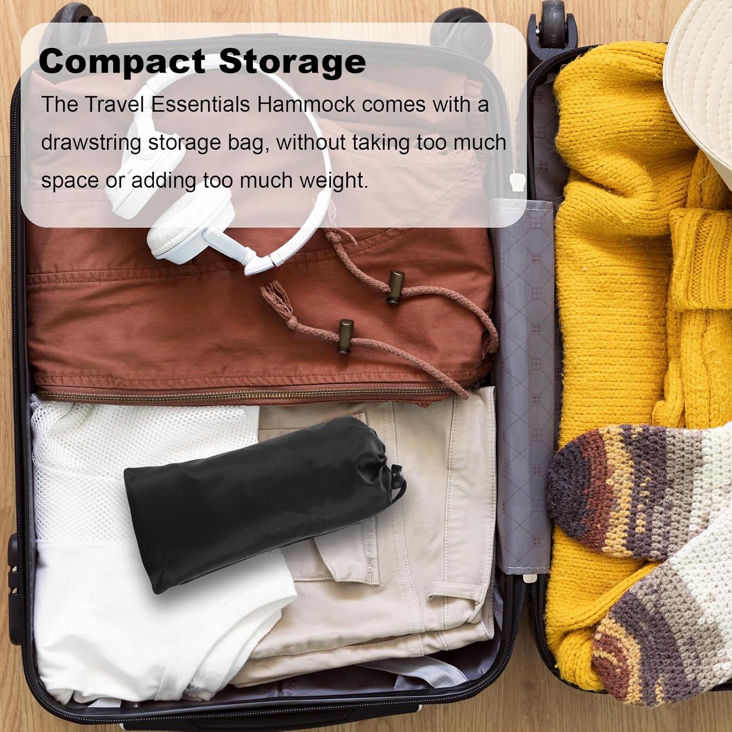 2er-Pack Fußstützen-Flugzeug-Gadgets – Tragbare Reise-Fußstütze mit atmungsaktivem Netz, verstellbare Fußstützen-Hängematte, hängender Fußhocker für Büro, Reisen, Langstrecken-Beinentspannung – Bild 5