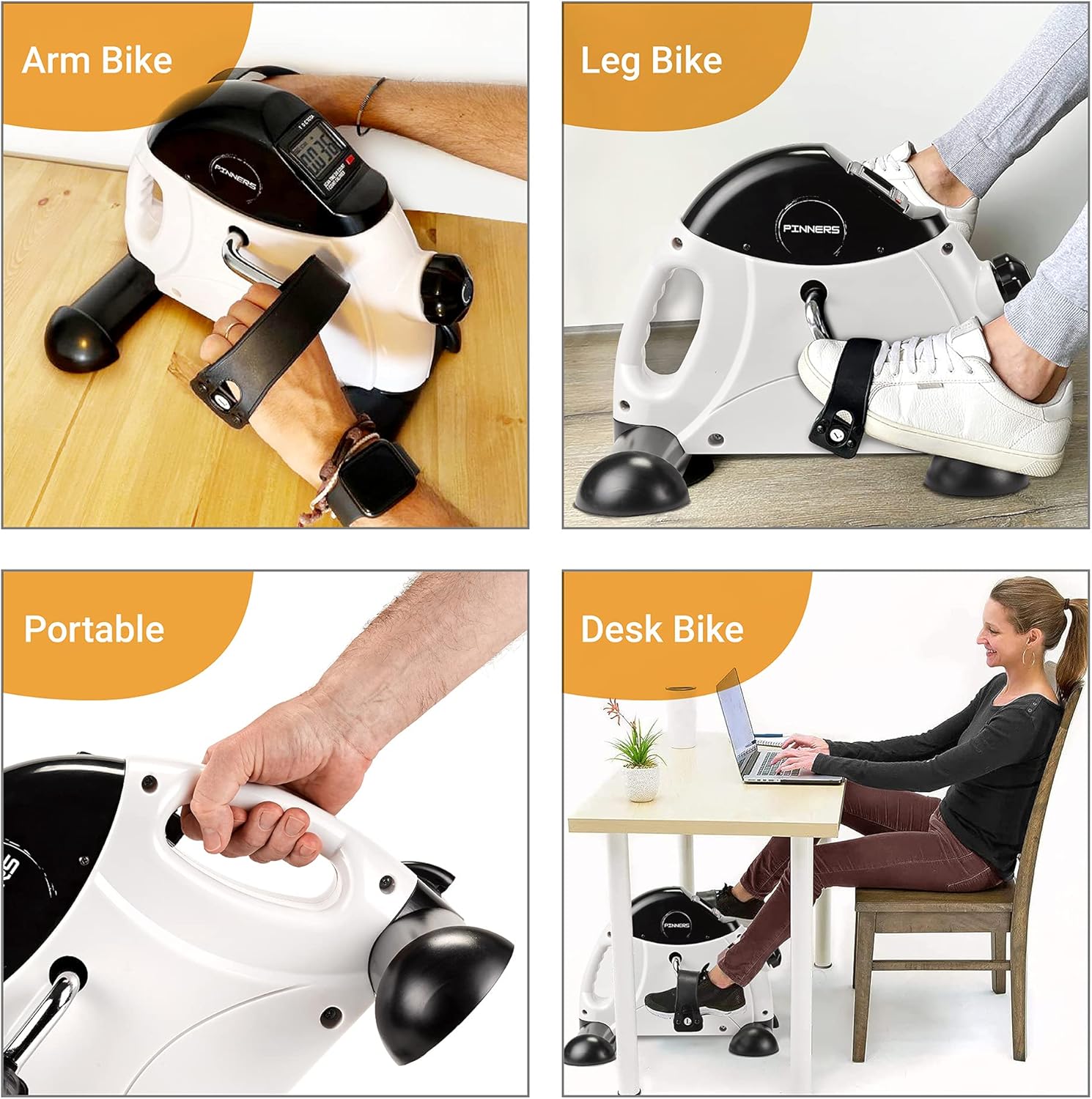 Statische Fitnesspedale, Mini-Heimtrainer, statisches elektrisches Pedal, Heimtrainingsgeräte, Pedale für ältere Menschen, Tretlager – Bild 2