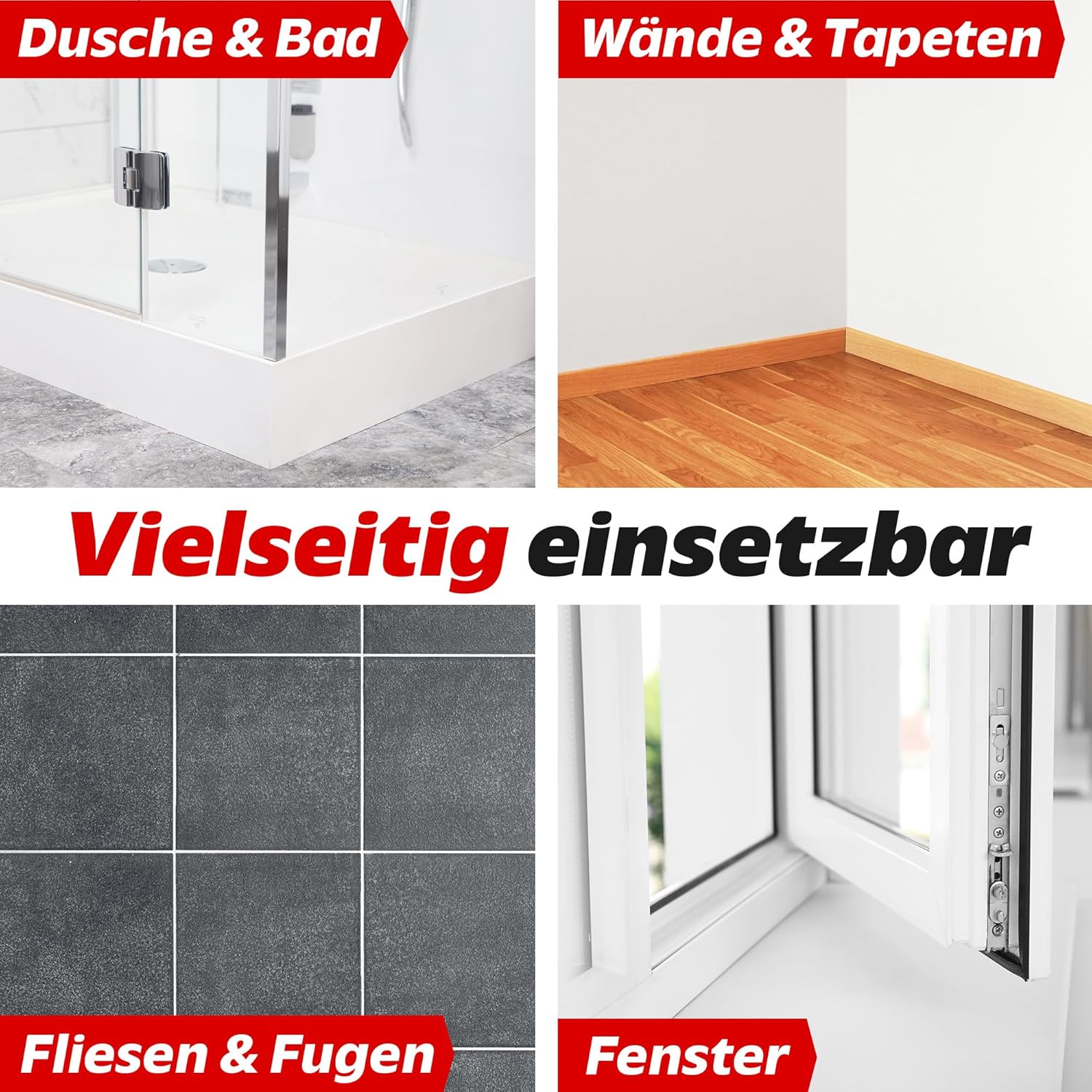 Professionelles Schimmelentferner-Set inklusive 2 Schutzhandschuhen – Schimmelspray mit Haftwirkung gegen Schimmel an Wand, Fugen, Tapeten, Textilien, Auto – entfernt Schimmel hocheffektiv – Bild 4