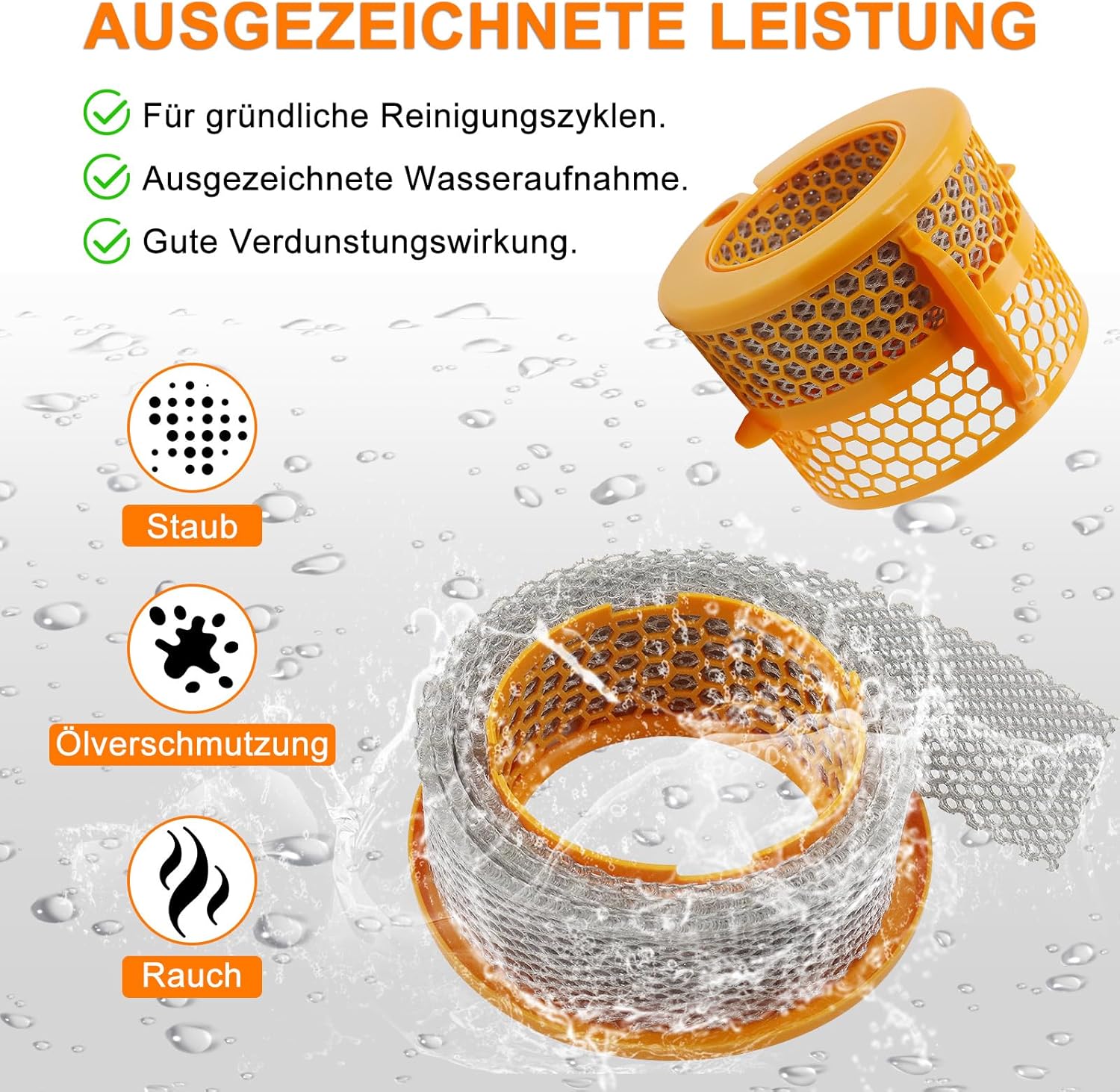 Luftreiniger-Filter, Kohlefilter, kompatibel mit Dyson Luftreiniger Pure Humidify Cool PH01 PH02 PH03 PH04 PH3A Ersatzfilter Verdampfer 970718-01 Luftreiniger Ersatzteile Zubehör – Bild 8