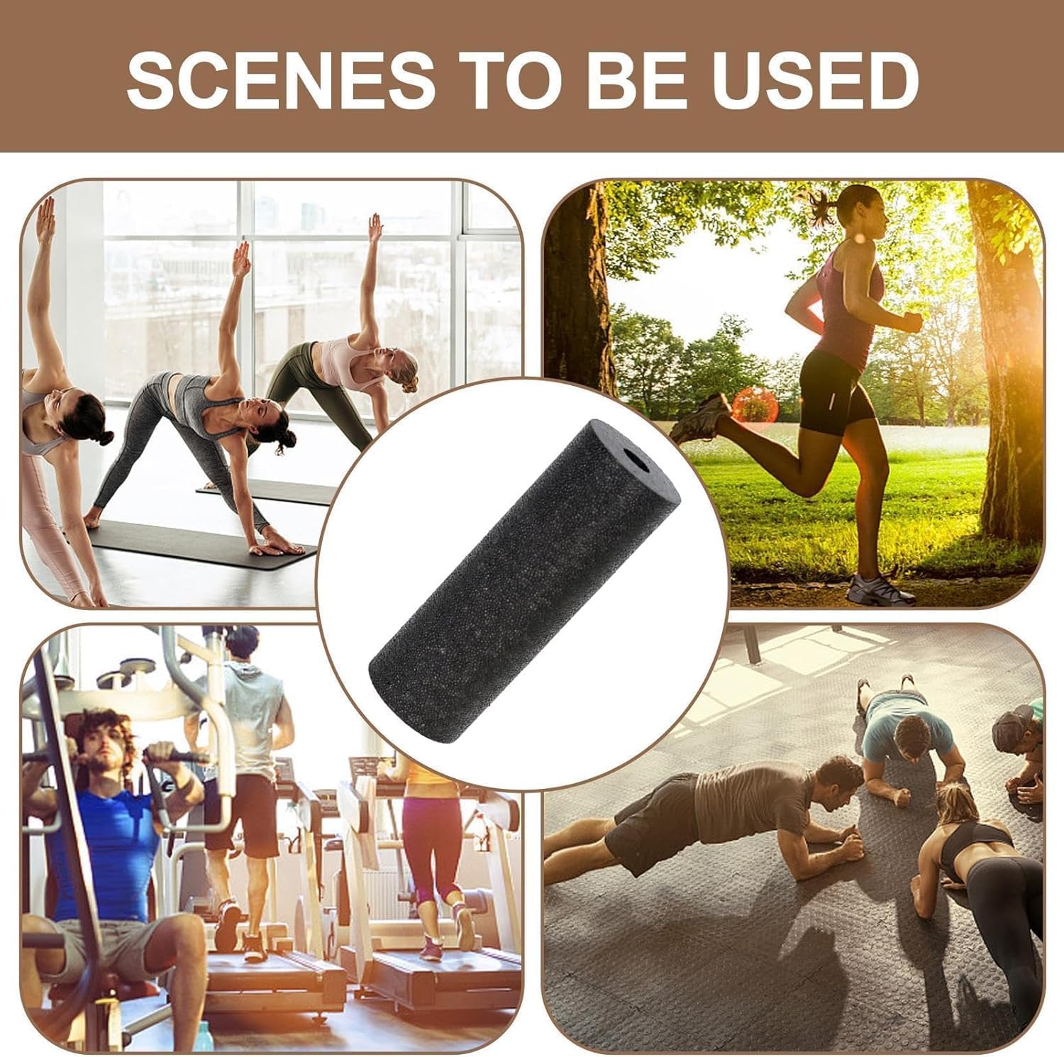 Faszienrolle klein – Mini Faszienrolle für Füße & Selbstmassage – Effektive Fitnessrolle für Einsteiger & Leistungssportler (Schwarz) – Bild 6