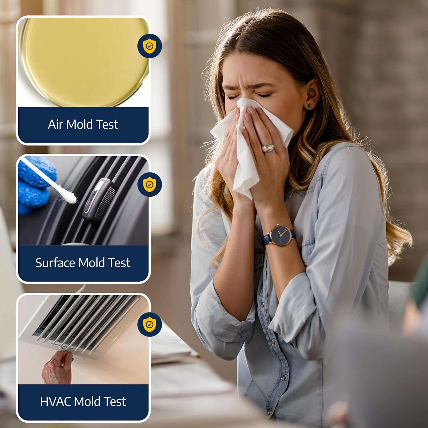 Schimmeltest-Set für zu Hause in 10 Tests mit Bestimmungsbuch – Bild 5