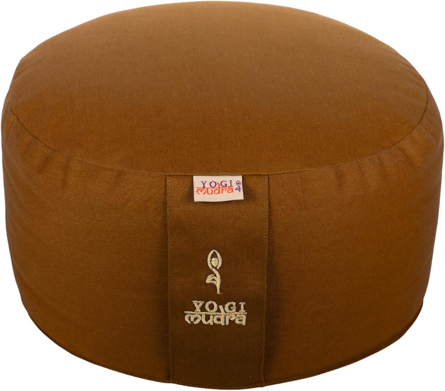 Ersatzbezug für Meditations- & Yogakissen rund Ø 30 x 15 cm – Kissenbezug aus Baumwolle mit Kordelzug – Sitzkissenbezug für Yoga & Meditation – ohne Füllung