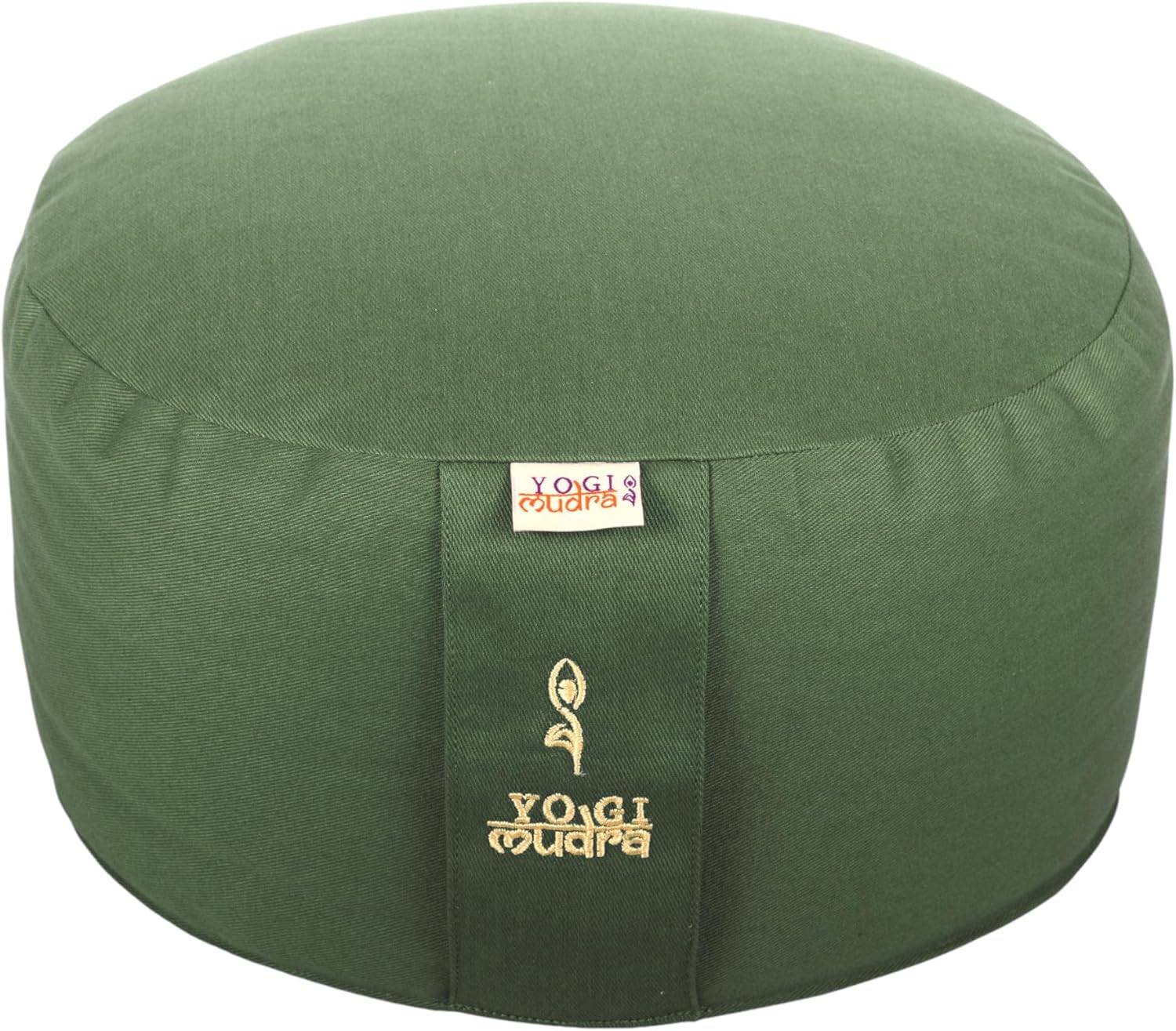 Yogimudra Ersatzbezug für Yogakissen rund Ø 33 x 20 cm – Kissenbezug aus 100 % Baumwolle mit Kordelzug – Bezug für Meditationskissen – waschbar, atmungsaktiv, ohne Füllung – 1 Stück Yoga – Bild 3