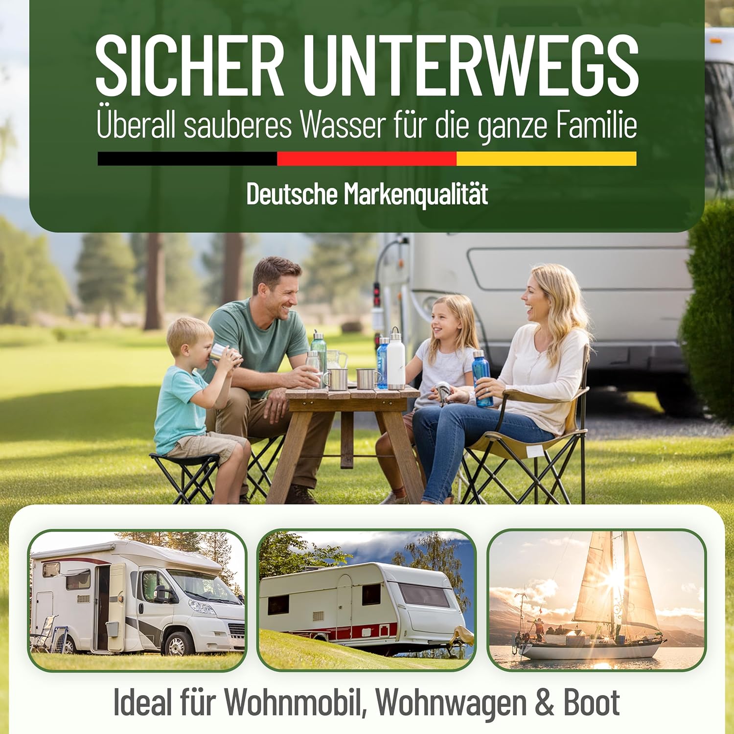 Ersatzfilter Explorer, Sterilfiltration beim Befüllen von Frischwassertanks in Wohnmobilen, Caravans und Booten, Medizintechnik – Bild 6