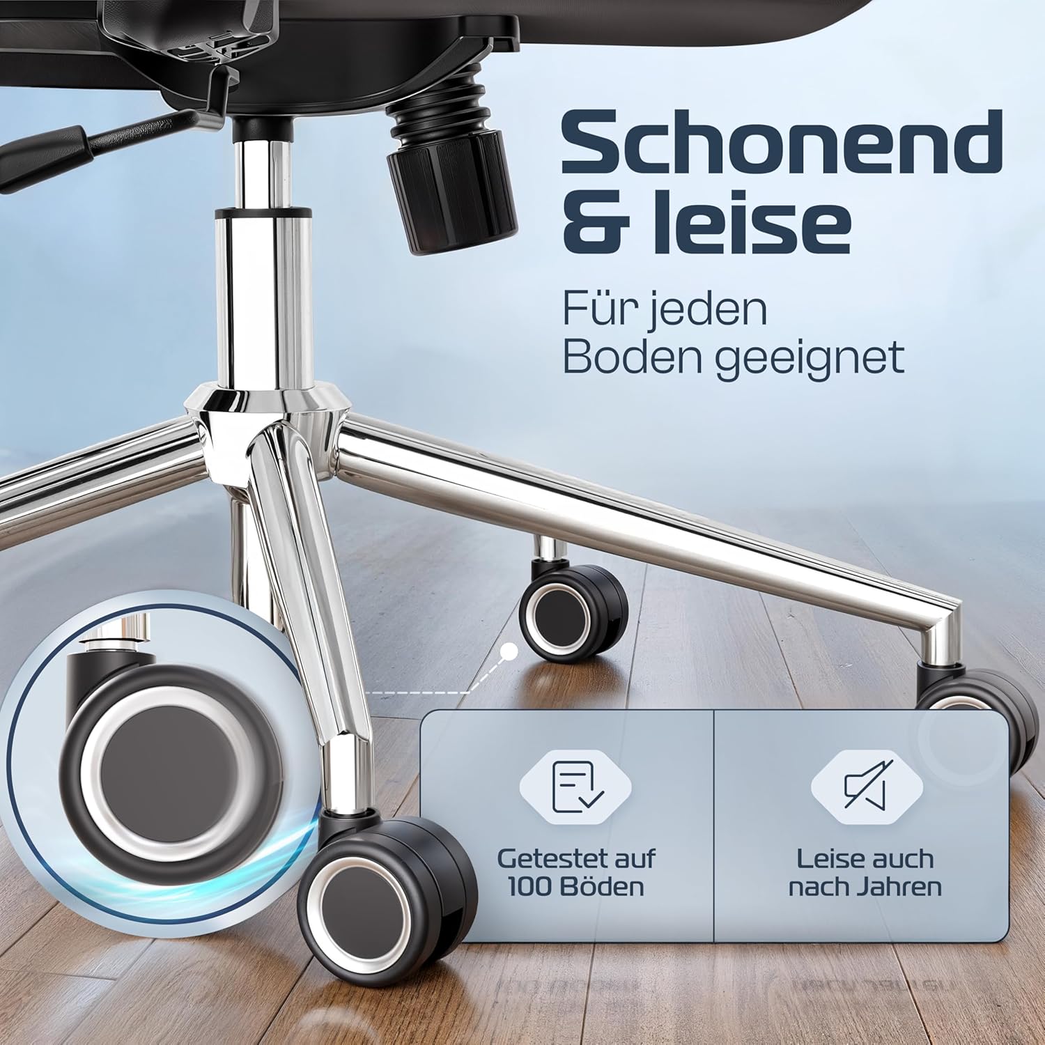 CLOUVOU BrightSeat Ergonomischer Bürostuhl (Testsieger), Schreibtischstuhl, 100 % individuell verstellbar, Bürostuhl und Gaming-Stuhl, Computerstuhl, Home-Office-Stuhl, ergonomischer Drehstuhl, 150 kg – Bild 6