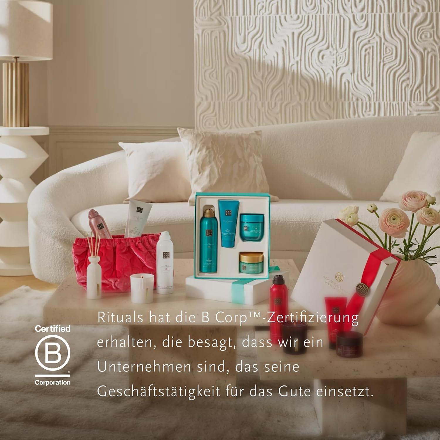 RITUALS The Ritual of Ayurveda Geschenkset, klein – Geschenkbox mit Körperpflegeprodukten mit indischer Rose und süßem Mandelöl – ausgleichender Duft – Bild 6