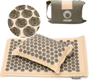 Fitleap Akupressurmatte mit Kissen ...