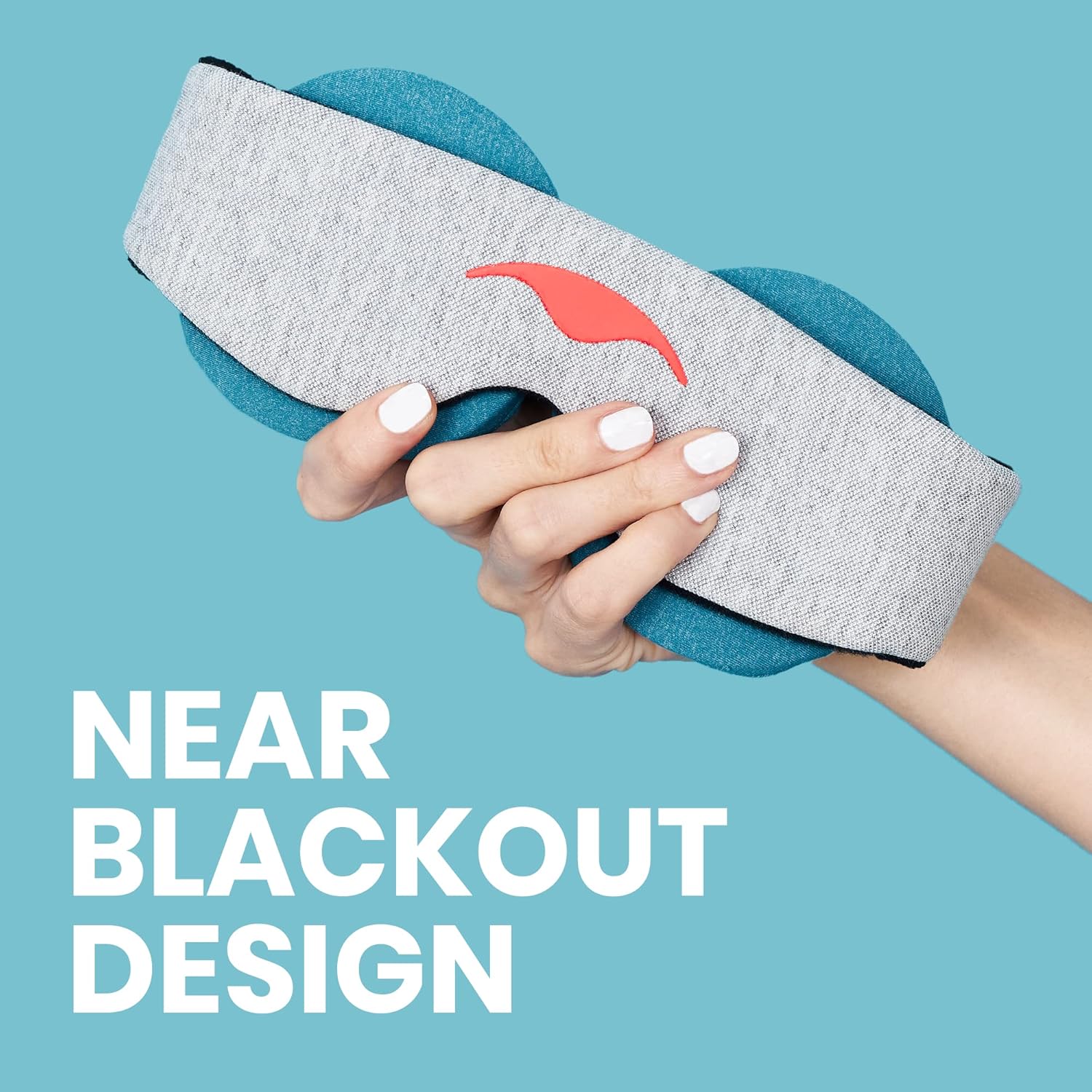 Manta Cool Sleep Mask – Verdunkelnde, kühlende Augenmaske, Schlafmaske mit keramischen Kühlperlen für Migräne, Schlaf, geschwollene Augen und Linderung von Nebenhöhlenbeschwerden – Bild 3