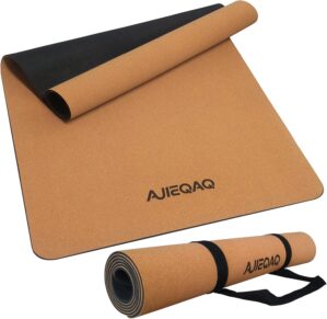 Premium Kork-Yogamatte aus Naturkau...