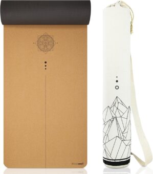 Premium-Yogamatte aus Kork (4 mm di...