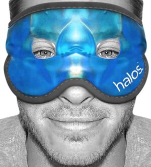 Kühlende Gesichtsmaske gegen gesch...