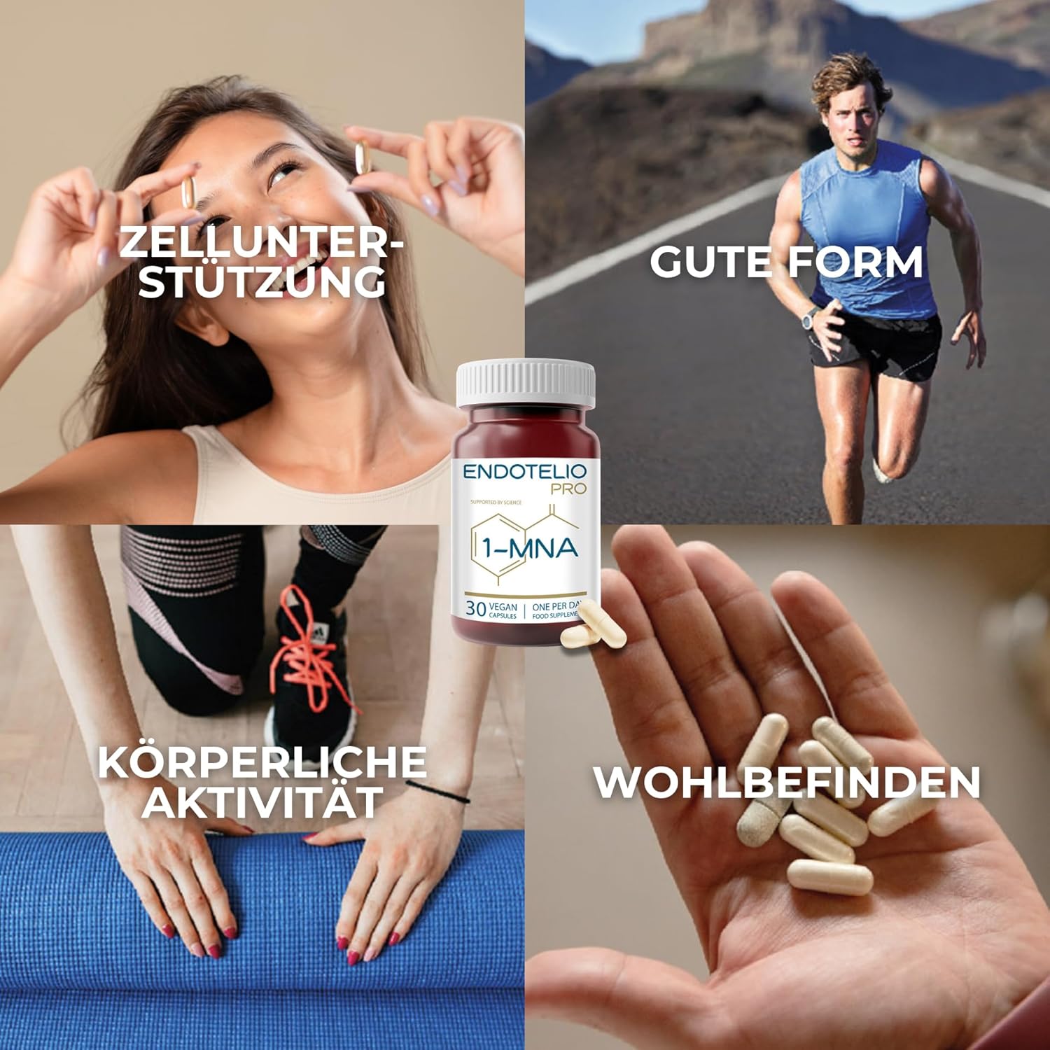 1-MNA PRO, optimierendes NAD+, Sirtuin-Aktivator, Anti-Aging, doppelte Dosis für schnellere Wirkung, Biohacking-Ergänzung, Unterstützung der Zellgesundheit, 30 Kapseln – Bild 2