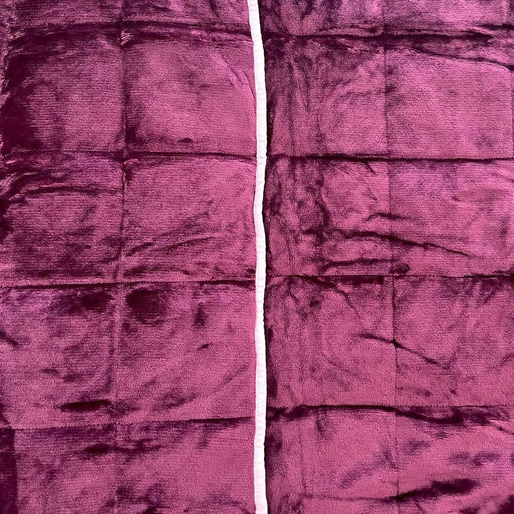 Gewichtsdecke 135 x 200 cm 6 kg Therapiedecke Entspannungsdecke Beere – Bild 4