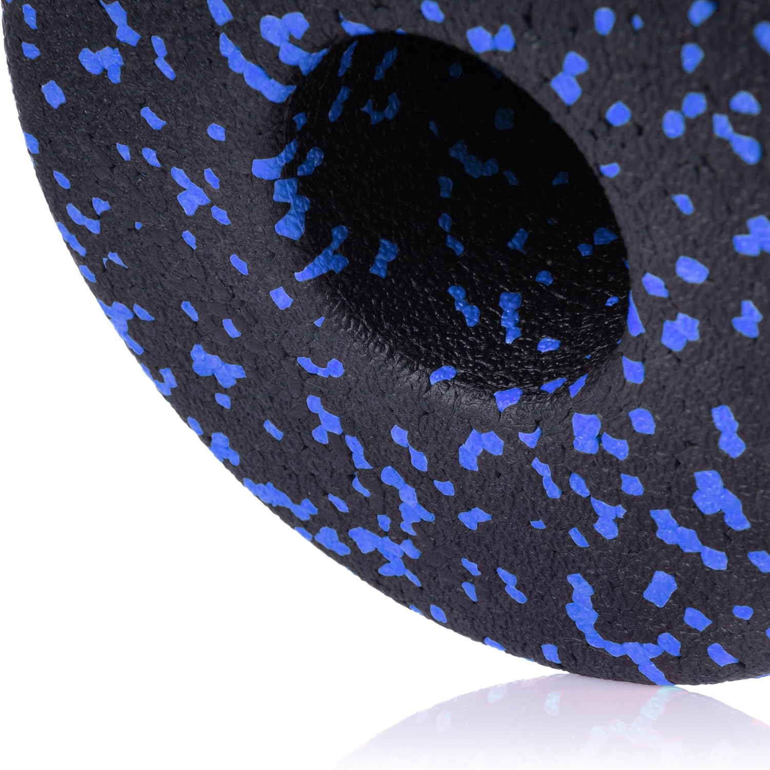 Fizyo Faszienrolle, Schaumstoffrolle aus EPP, mittelhart, 30 x 15 cm, zur Selbstmassage von Rücken & Wirbelsäule, Triggerpunktmassage, Pilates & Yoga, Fitness & Regeneration (Blau) – Bild 7