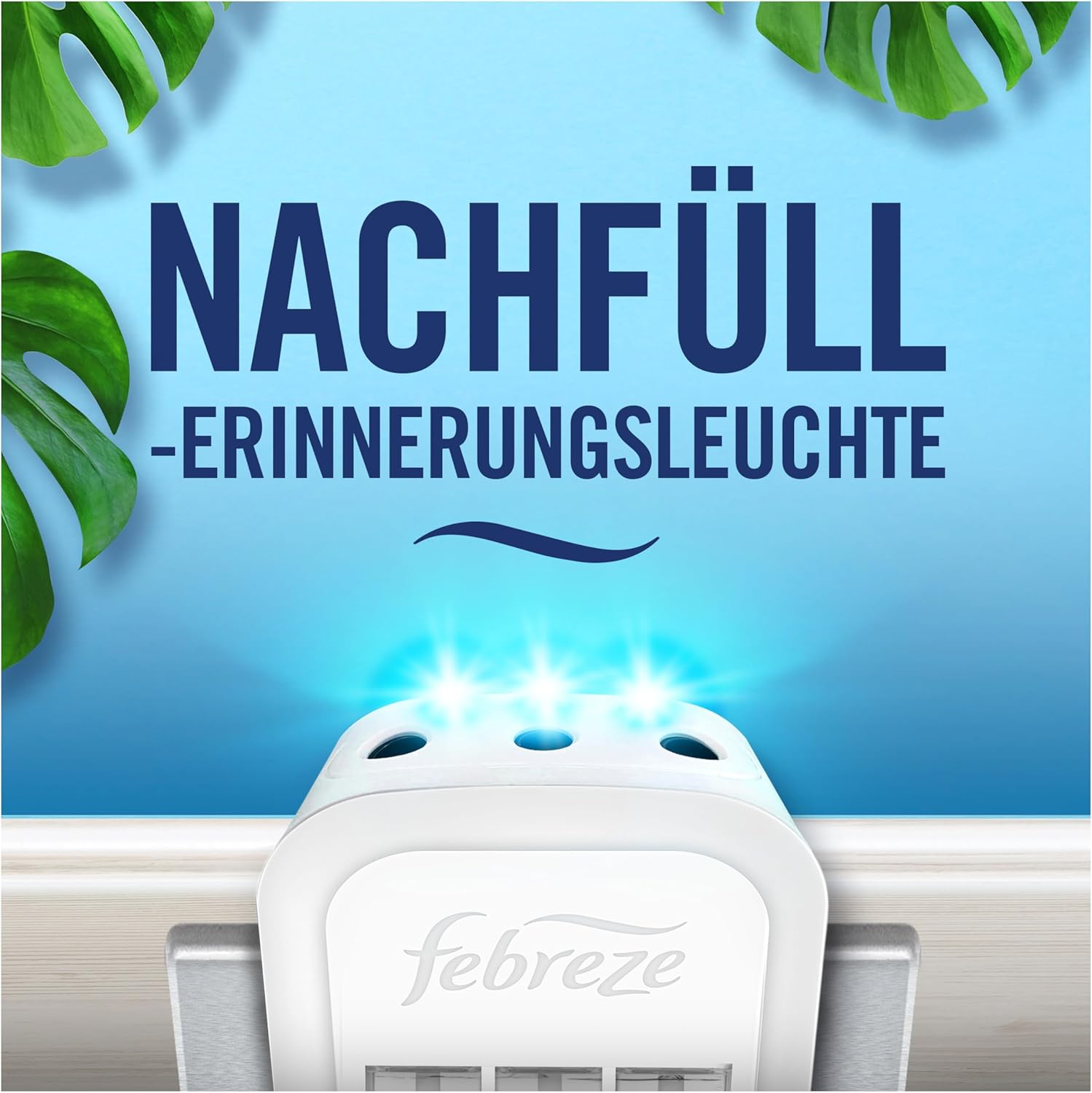 Febreze 3Volution Duftstecker, 1 Stück (1 Stecker + 4 Nachfüller), Pure Freshness, Starterset, Raumduft und Lufterfrischer – Bild 6