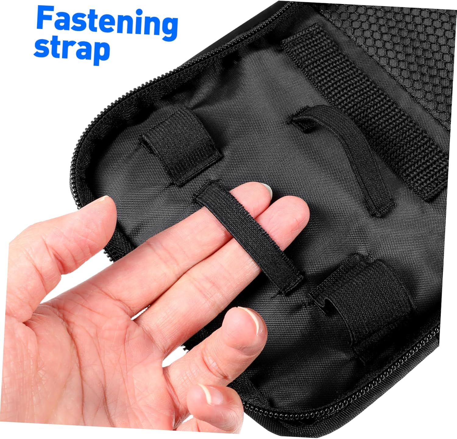 GARVALON 2er-Pack Tragbares Blutzuckermessgerät für Diabetiker-Medizin – Tragbare Tasche Diabetiker-Organizer Aufbewahrungstasche Oxford-Stoff Schwarz – Bild 3